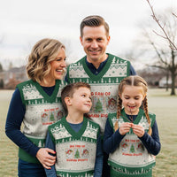 Big Fan Of Human Rights And Equality V-Neck Knit Sweater Vest Xmas Activism Gift - Wonder Print Shop