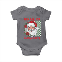 Christmas Cute Santa Big Fan Of Human Rights Gift Baby Onesie - Wonder Print Shop
