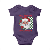 Christmas Cute Santa Big Fan Of Human Rights Gift Baby Onesie - Wonder Print Shop