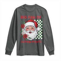 Christmas Cute Santa Big Fan Of Human Rights Gift Long Sleeve Shirt - Wonder Print Shop