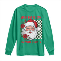 Christmas Cute Santa Big Fan Of Human Rights Gift Long Sleeve Shirt - Wonder Print Shop