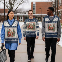 Xmas Gift For Big Fans Of Human Rights And Activism V-Neck Knit Sweater Vest - Wonder Print Shop