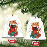 Cute Santa Cat Big Fan Of Human Rights Ceramic Ornament Christmas Supporters - Wonder Print Shop
