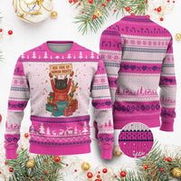 Cute Santa Cat Big Fan Of Human Rights Ugly Christmas Sweater Xmas Supporters - Wonder Print Shop