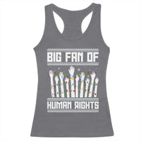 Big Fan Of Human Rights Equality Supporters Racerback Tank Top Christmas Gift - Wonder Print Shop