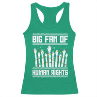 Big Fan Of Human Rights Equality Supporters Racerback Tank Top Christmas Gift - Wonder Print Shop