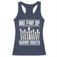 Big Fan Of Human Rights Equality Supporters Racerback Tank Top Christmas Gift - Wonder Print Shop