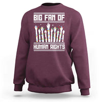 Big Fan Of Human Rights Equality Supporters Sweatshirt Christmas Gift - Wonder Print Shop