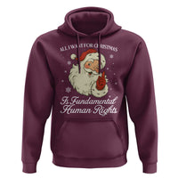All I Want For Christmas Is Fundamental Human Rights Hoodie Xmas Supporters Gift - Wonder Print Shop