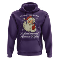 All I Want For Christmas Is Fundamental Human Rights Hoodie Xmas Supporters Gift - Wonder Print Shop
