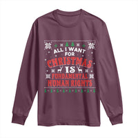 Christmas Gift For Fundamental Human Rights Supporters Long Sleeve Shirt - Wonder Print Shop