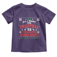 Christmas Gift For Fundamental Human Rights Supporters Toddler T Shirt - Wonder Print Shop