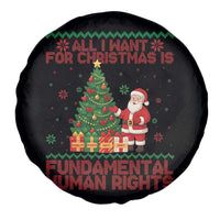 All I Want For Christmas Is Fundamental Human Rights Spare Tire Cover Equality Activist Gift - Wonder Print Shop
