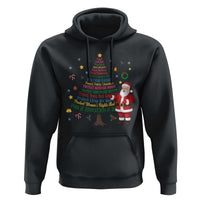 Pro Democracy Activist Christmas Tree Hoodie Human Rights Xmas Gift - Wonder Print Shop