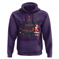 Pro Democracy Activist Christmas Tree Hoodie Human Rights Xmas Gift - Wonder Print Shop