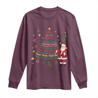 Pro Democracy Activist Christmas Tree Long Sleeve Shirt Human Rights Xmas Gift - Wonder Print Shop