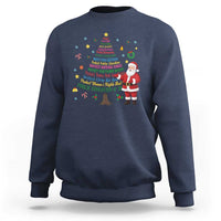Pro Democracy Activist Christmas Tree Sweatshirt Human Rights Xmas Gift - Wonder Print Shop