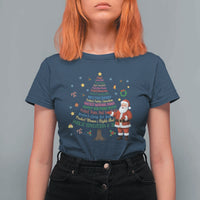 Pro Democracy Activist Christmas Tree T Shirt For Women Human Rights Xmas Gift - Wonder Print Shop