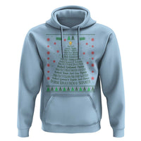 Ugly Activist Christmas Tree Hoodie Human Rights Xmas Gift - Wonder Print Shop
