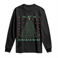 Ugly Activist Christmas Tree Long Sleeve Shirt Human Rights Xmas Gift - Wonder Print Shop