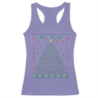 Ugly Activist Christmas Tree Racerback Tank Top Human Rights Xmas Gift - Wonder Print Shop
