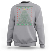 Ugly Activist Christmas Tree Sweatshirt Human Rights Xmas Gift - Wonder Print Shop