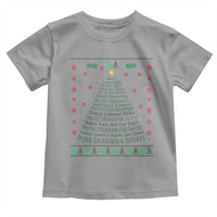 Ugly Activist Christmas Tree Toddler T Shirt Human Rights Xmas Gift - Wonder Print Shop