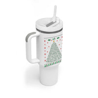 Ugly Activist Christmas Tree Tumbler With Handle Human Rights Xmas Gift - Wonder Print Shop