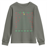 Ugly Activist Christmas Tree Youth Sweatshirt Human Rights Xmas Gift - Wonder Print Shop