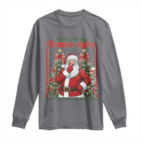 Christmas Gift Long Sleeve Shirt Be Nice To Your Human Rights Lawyer Santa Is Watching - Wonder Print Shop