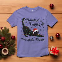 Sexy Cat Holiday Lights Womens Rights Supporter T Shirt Christmas Feminist Gift - Wonder Print Shop