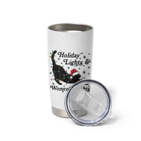 Sexy Cat Holiday Lights Womens Rights Supporter Tumbler Cup Christmas Feminist Gift - Wonder Print Shop
