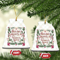 Holiday Lights Womens Rights Supporter Ceramic Ornament Feminist Activist Christmas Gift - Wonder Print Shop