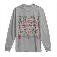 Holiday Lights Womens Rights Supporter Long Sleeve Shirt Feminist Activist Christmas Gift - Wonder Print Shop