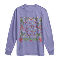 Holiday Lights Womens Rights Supporter Long Sleeve Shirt Feminist Activist Christmas Gift - Wonder Print Shop