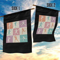 Tennis Lover Colorful Pastel Grid Sports Fan Gift Garden Flag - Wonder Print Shop