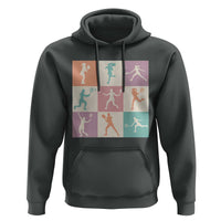 Tennis Lover Colorful Pastel Grid Sports Fan Gift Hoodie - Wonder Print Shop