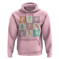 Tennis Lover Colorful Pastel Grid Sports Fan Gift Hoodie - Wonder Print Shop