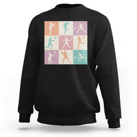 Tennis Lover Colorful Pastel Grid Sports Fan Gift Sweatshirt - Wonder Print Shop