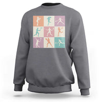 Tennis Lover Colorful Pastel Grid Sports Fan Gift Sweatshirt - Wonder Print Shop