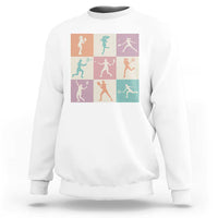 Tennis Lover Colorful Pastel Grid Sports Fan Gift Sweatshirt - Wonder Print Shop