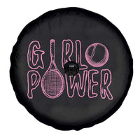 Girl Power Tennis Gift Spare Tire Cover Feminist Sports Gift - Wonder Print Shop