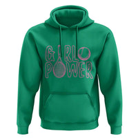 Girl Power Tennis Gift Hoodie Feminist Sports Gift - Wonder Print Shop