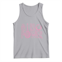 Girl Power Tennis Gift Tank Top Feminist Sports Gift - Wonder Print Shop
