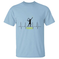 Tennis Lover Heartbeat T Shirt Sports Player Gift - Wonder Print Shop