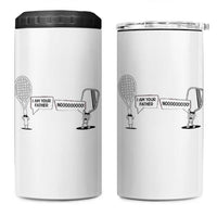 Funny Pickleball Tennis Racket 4 in 1 Can Cooler Tumbler I Am Your Pickle Father - Wonder Print Shop