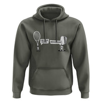 Funny Pickleball Tennis Racket Hoodie I Am Your Pickle Father - Wonder Print Shop