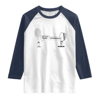 Funny Pickleball Tennis Racket Raglan Shirt I Am Your Pickle Father - Wonder Print Shop