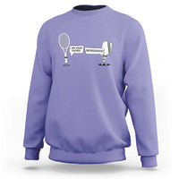 Funny Pickleball Tennis Racket Sweatshirt I Am Your Pickle Father - Wonder Print Shop