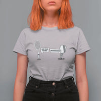 Funny Pickleball Tennis Racket T Shirt For Women I Am Your Pickle Father - Wonder Print Shop